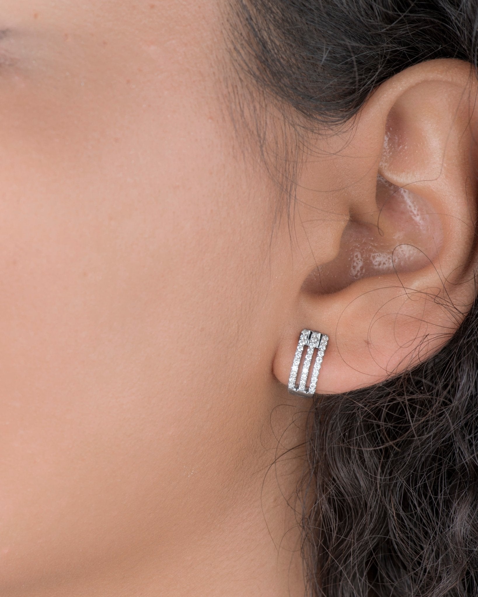 Triple Diamond Huggie Earrings Earrings Estella Collection #product_description# 17353 14k Diamond Earrings #tag4# #tag5# #tag6# #tag7# #tag8# #tag9# #tag10#