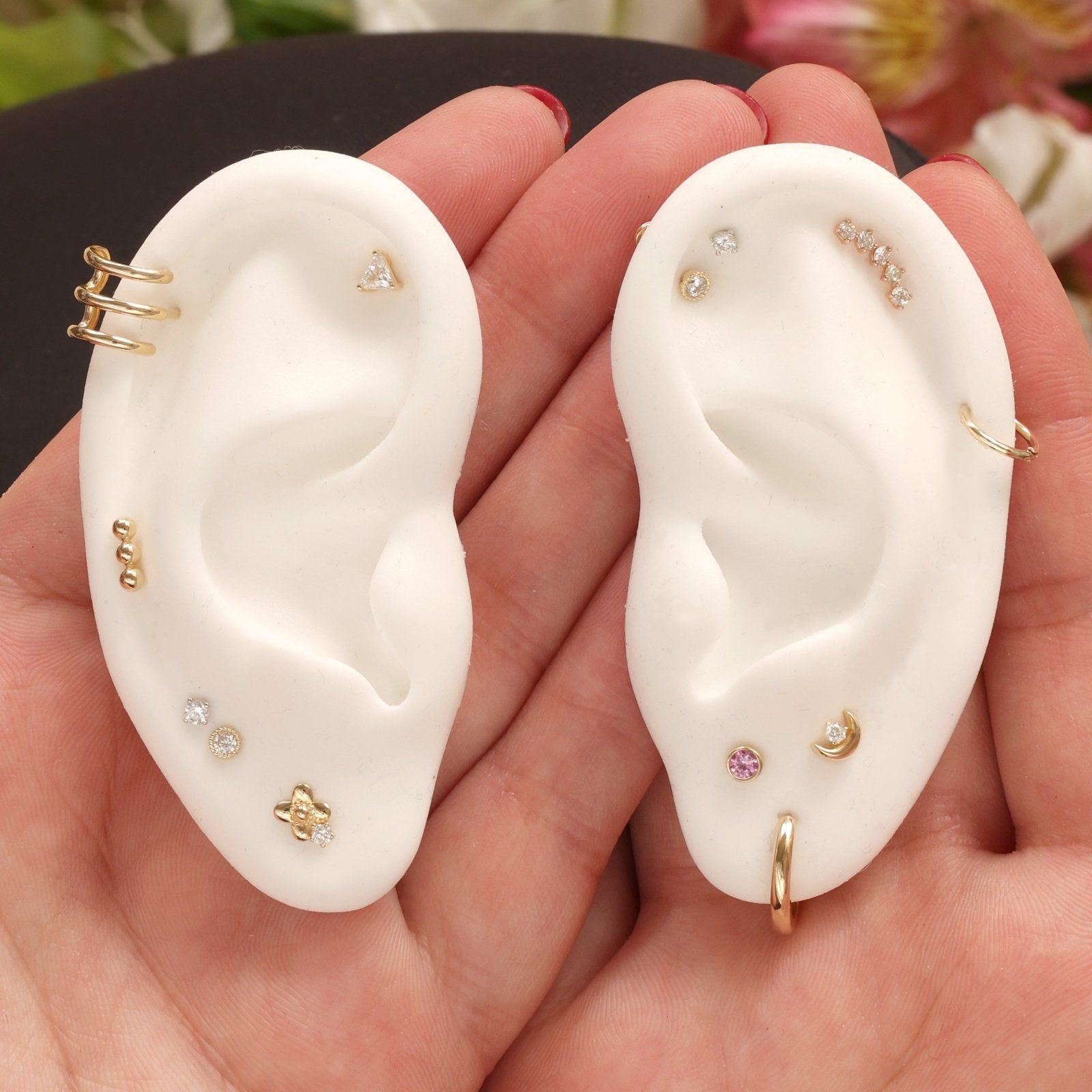 Triple Illusion Hoop Ball Back Huggie Stud Earrings Estella Collection #product_description# 17896 14k Earrings Make Collection #tag4# #tag5# #tag6# #tag7# #tag8# #tag9# #tag10#
