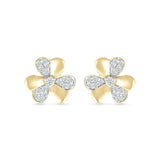 Diamond 3 Petal Lucky Clover Stud Earrings Earrings Estella Collection #product_description# 32672 10k April Birthstone Colorless Gemstone #tag4# #tag5# #tag6# #tag7# #tag8# #tag9# #tag10#