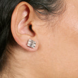 Diamond Baguette Illusion Stud Earrings in Solid 18k White Gold Earrings Estella Collection #product_description# 18k Colorless Gemstone Diamond #tag4# #tag5# #tag6# #tag7# #tag8# #tag9# #tag10#