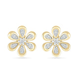 Diamond Forget-Me-Not Stud Earrings Earrings Estella Collection #product_description# 32668 10k April Birthstone Colorless Gemstone #tag4# #tag5# #tag6# #tag7# #tag8# #tag9# #tag10#