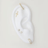 Double Row Pavé Huggie Earring Earrings Estella Collection #product_description# cartilage hoop Colorless Gemstone Cubic Zirconia #tag4# #tag5# #tag6# #tag7# #tag8# #tag9# #tag10#