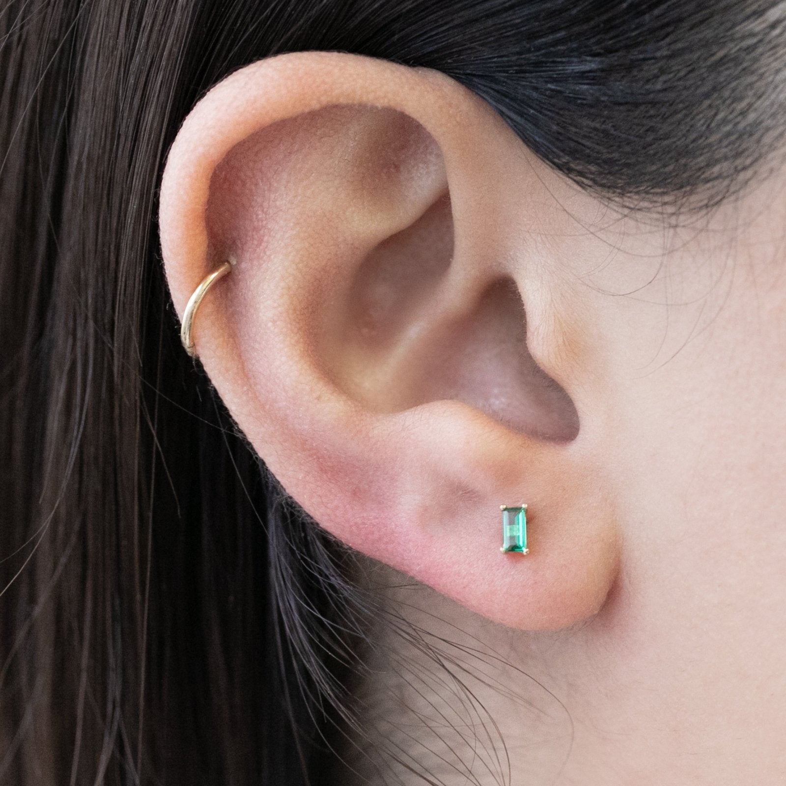 Emerald Baguette Flat Back Stud Earrings Estella Collection #product_description# 18245 14k Birthstone Cartilage Earring #tag4# #tag5# #tag6# #tag7# #tag8# #tag9# #tag10# 5MM