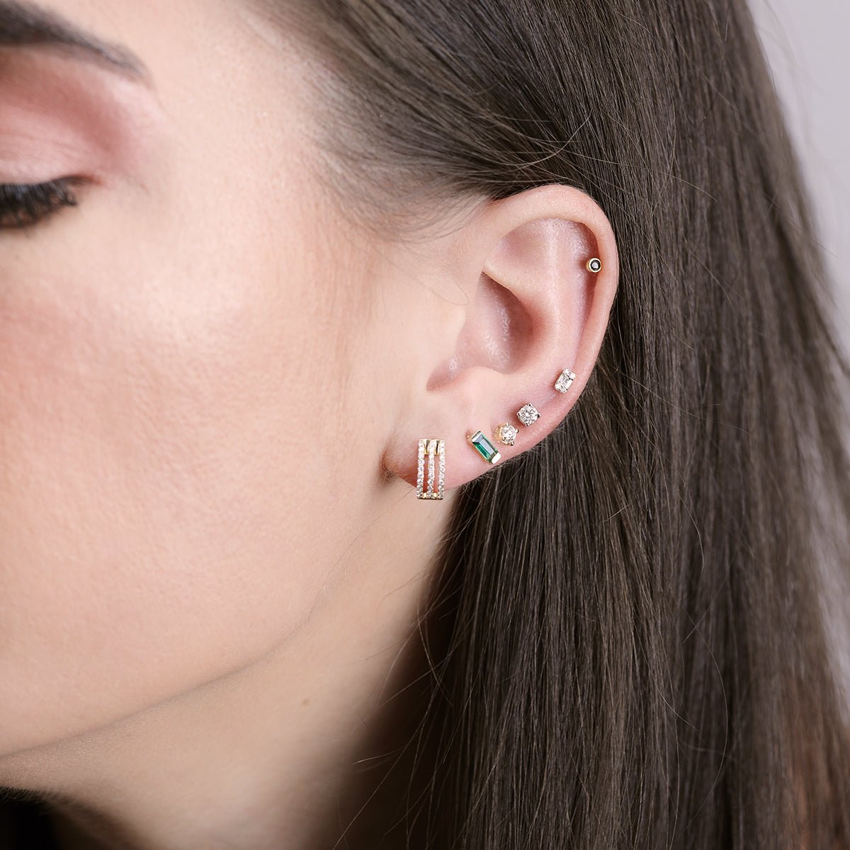 Emerald Baguette Stud Earrings Earrings Estella Collection #product_description# 14k Birthstone Earrings #tag4# #tag5# #tag6# #tag7# #tag8# #tag9# #tag10#
