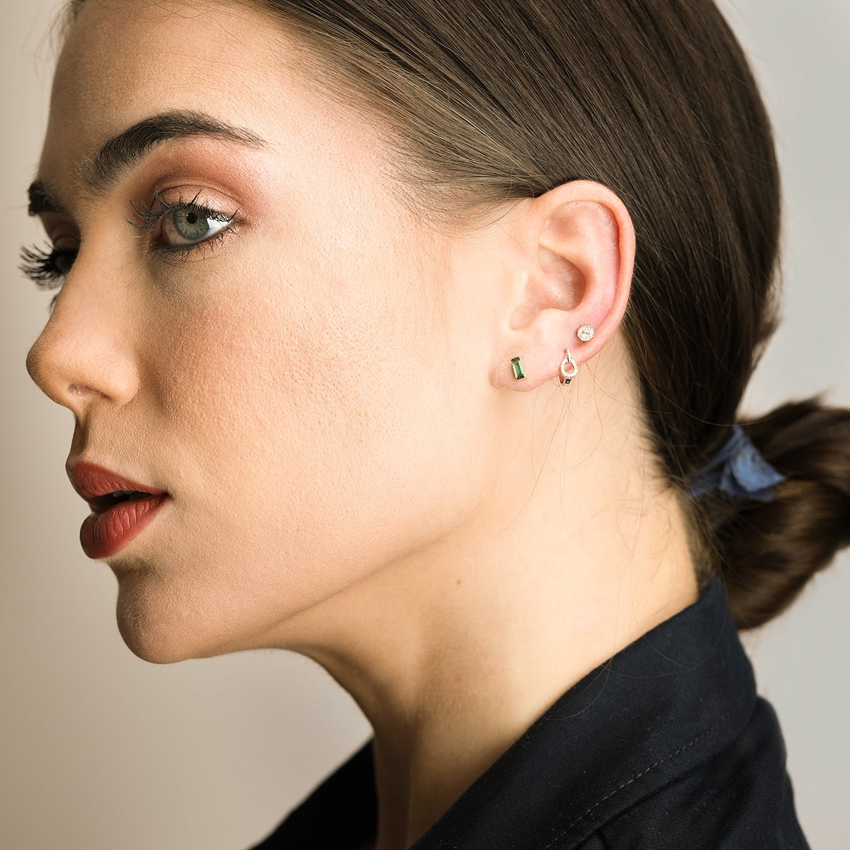 Emerald Baguette Stud Earrings Earrings Estella Collection #product_description# 14k Birthstone Earrings #tag4# #tag5# #tag6# #tag7# #tag8# #tag9# #tag10#