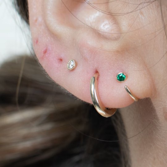 Emerald Ear Cuff Earrings Estella Collection #product_description# 14k Birthstone Birthstone Earrings #tag4# #tag5# #tag6# #tag7# #tag8# #tag9# #tag10#