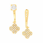 Pavé Diamond Clover Ear Jackets & Studs Earrings Estella Collection #product_description# 17578 14k April Birthstone Birthstone #tag4# #tag5# #tag6# #tag7# #tag8# #tag9# #tag10#
