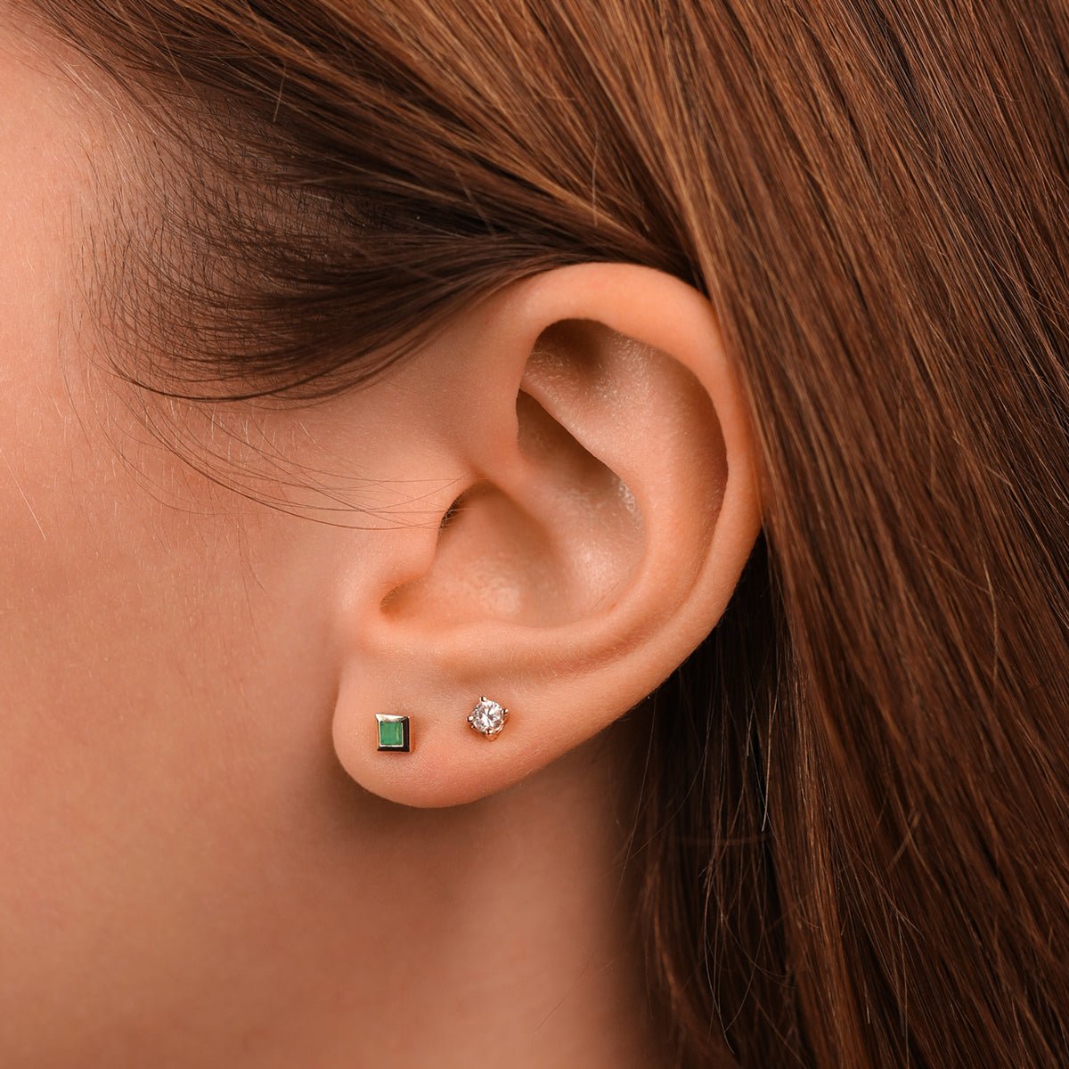 Princess Cut Emerald Stud Earrings Earrings Estella Collection #product_description# 14k Birthstone Earrings #tag4# #tag5# #tag6# #tag7# #tag8# #tag9# #tag10#