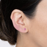 Ruby Baguette Flat Back Stud Earrings Estella Collection #product_description# 18464 14k Birthstone Cartilage Earring #tag4# #tag5# #tag6# #tag7# #tag8# #tag9# #tag10# 5MM
