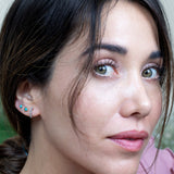 Turquoise Flat Back Stud in Braided Bezel Set Solid 14k Gold Earrings Estella Collection #product_description# 17942 14k Birthstone Cartilage Earring #tag4# #tag5# #tag6# #tag7# #tag8# #tag9# #tag10# 5MM