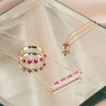 Alternating Emerald Cut Ruby and Round White Sapphire Bar Necklace Necklaces Estella Collection #product_description# 32691 Layering Necklace Made to Order Ruby #tag4# #tag5# #tag6# #tag7# #tag8# #tag9# #tag10#