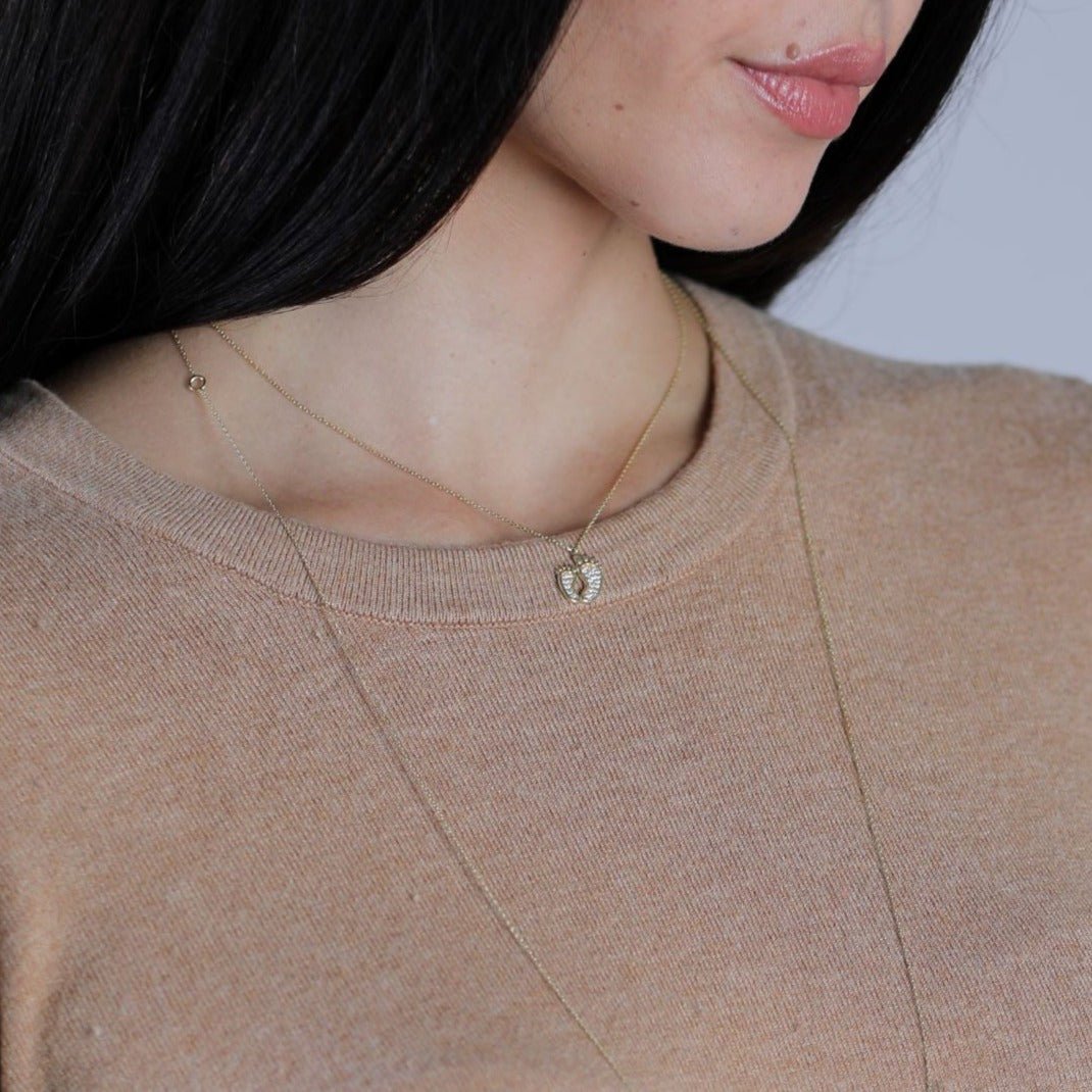 Baby Feet Sapphire Necklace Necklaces Estella Collection #product_description# 17781 14k Colorless Gemstone Mother's Day Gifts #tag4# #tag5# #tag6# #tag7# #tag8# #tag9# #tag10#