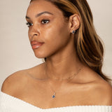 Blue Sapphire Clover Pendant with White Sapphire Halo Necklaces Estella Collection #product_description# 32724 10k Birthstone blue #tag4# #tag5# #tag6# #tag7# #tag8# #tag9# #tag10#