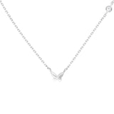 Bubble Butterfly and Diamond Station Necklace Necklaces Estella Collection #product_description# 18210 14k Colorless Gemstone Diamond #tag4# #tag5# #tag6# #tag7# #tag8# #tag9# #tag10#