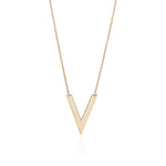 Chevron V Station Necklace in Solid Gold Necklaces Estella Collection #product_description# 17665 10k 14k Make Collection #tag4# #tag5# #tag6# #tag7# #tag8# #tag9# #tag10#