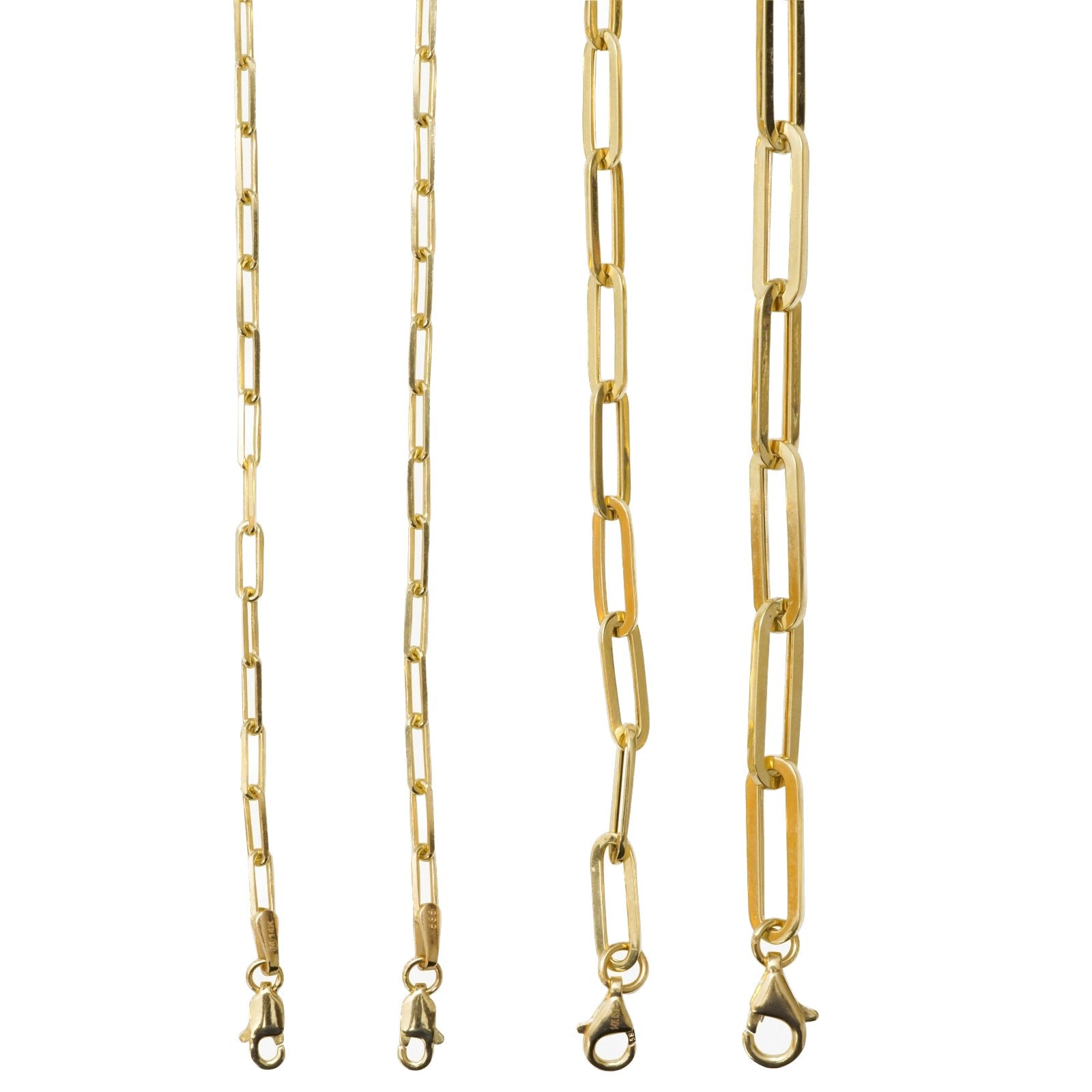 Classic Paperclip Chain Necklace Necklaces Estella Collection #product_description# 18188 14k Layering Necklace Make Collection #tag4# #tag5# #tag6# #tag7# #tag8# #tag9# #tag10# 16 Inches (2.75 mm)
