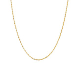 Classic Rope Chain Necklace in Solid 10k Gold Necklaces Estella Collection #product_description# 17845 10k 14k Layering Necklace #tag4# #tag5# #tag6# #tag7# #tag8# #tag9# #tag10# 16" Length