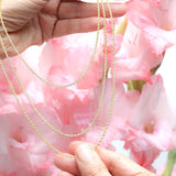 Classic Rope Chain Necklace in Solid 10k Gold Necklaces Estella Collection #product_description# 17845 10k 14k Layering Necklace #tag4# #tag5# #tag6# #tag7# #tag8# #tag9# #tag10# 16" Length