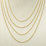 Classic Rope Chain Necklace in Solid 10k Gold Necklaces Estella Collection #product_description# 17845 10k 14k Layering Necklace #tag4# #tag5# #tag6# #tag7# #tag8# #tag9# #tag10# 16" Length