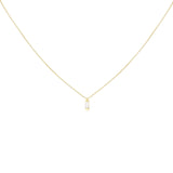 Clear Baguette Pendant Necklace Necklaces Estella Collection #product_description# 14k Colorless Gemstone Cubic Zirconia #tag4# #tag5# #tag6# #tag7# #tag8# #tag9# #tag10#