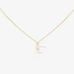 Clear Baguette Pendant Necklace Necklaces Estella Collection #product_description# 14k Colorless Gemstone Cubic Zirconia #tag4# #tag5# #tag6# #tag7# #tag8# #tag9# #tag10#