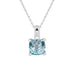 Cushion Cut Blue Topaz Pendant Necklace Necklaces Estella Collection #product_description# 14k Birthstone Blue Gemstone #tag4# #tag5# #tag6# #tag7# #tag8# #tag9# #tag10#