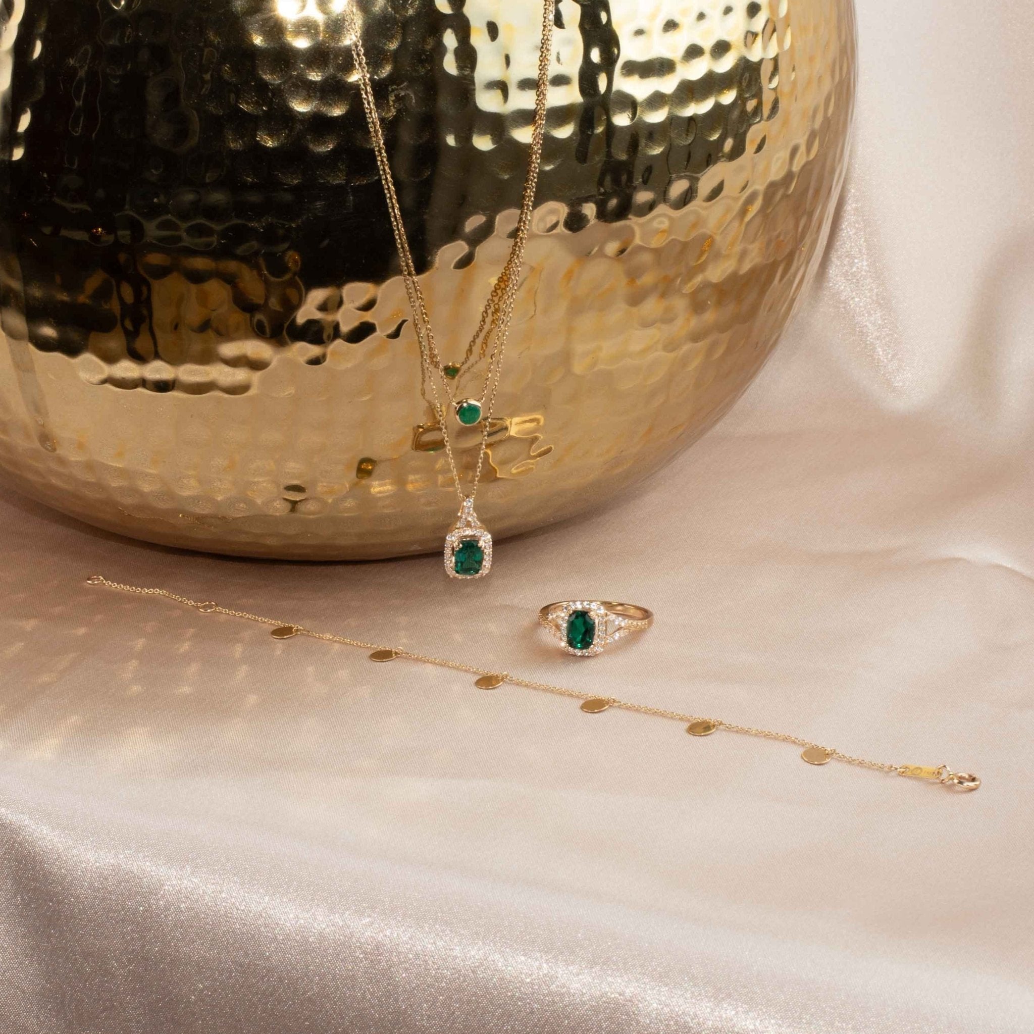 Cushion Cut Emerald Pendant with White Sapphire Halo and Bail Necklaces Estella Collection #product_description# 32729 10k Birthstone Birthstone Jewelry #tag4# #tag5# #tag6# #tag7# #tag8# #tag9# #tag10#