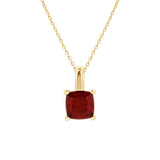 Cushion Cut Garnet Pendant Necklace Necklaces Estella Collection #product_description# 14k Birthstone Garnet #tag4# #tag5# #tag6# #tag7# #tag8# #tag9# #tag10#