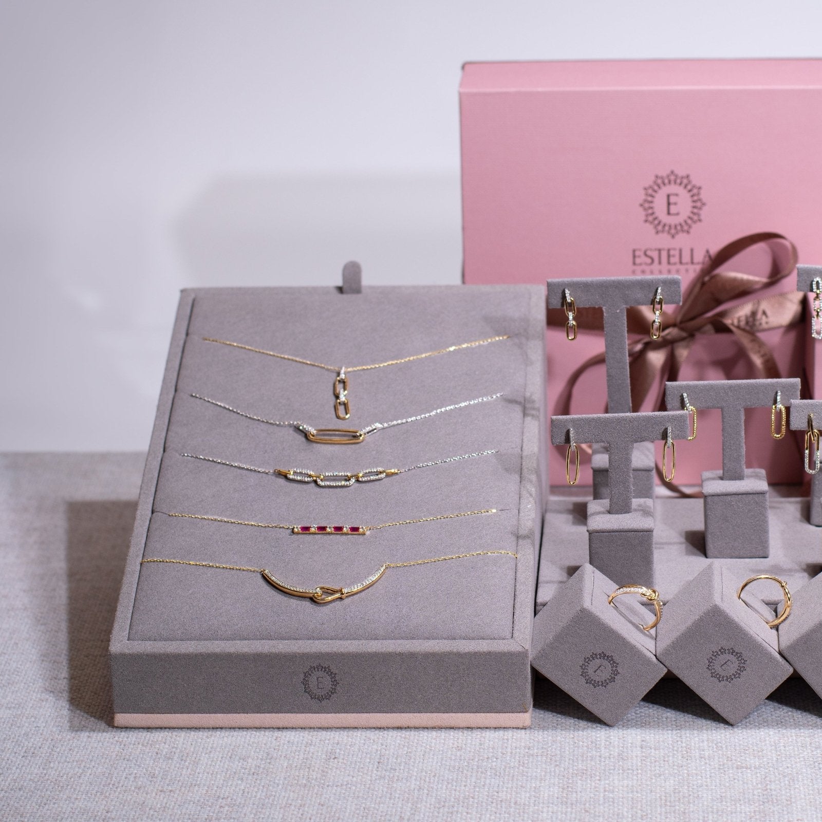 Diamond and Gold Loop Bar Necklace Necklaces Estella Collection #product_description# 32690 Diamond Layering Necklace Made to Order #tag4# #tag5# #tag6# #tag7# #tag8# #tag9# #tag10#