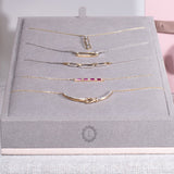 Diamond and Gold Loop Bar Necklace Necklaces Estella Collection #product_description# 32690 Diamond Layering Necklace Made to Order #tag4# #tag5# #tag6# #tag7# #tag8# #tag9# #tag10#