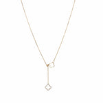 Diamond Clover Lariat Bolo Necklace Necklaces Estella Collection #product_description# 17144 14k Birthstone Birthstone Jewelry #tag4# #tag5# #tag6# #tag7# #tag8# #tag9# #tag10#