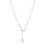 Diamond Clover Lariat Bolo Necklace Necklaces Estella Collection #product_description# 17144 14k Birthstone Birthstone Jewelry #tag4# #tag5# #tag6# #tag7# #tag8# #tag9# #tag10#