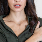 Diamond Clover Lariat Bolo Necklace Necklaces Estella Collection #product_description# 17144 14k Birthstone Birthstone Jewelry #tag4# #tag5# #tag6# #tag7# #tag8# #tag9# #tag10#