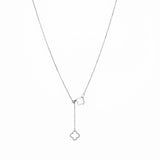 Diamond Clover Lariat Bolo Necklace Necklaces Estella Collection #product_description# 17187 14k Birthstone Birthstone Jewelry #tag4# #tag5# #tag6# #tag7# #tag8# #tag9# #tag10#