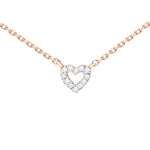 Diamond Heart Station Necklace Necklaces Estella Collection #product_description# 18211 14k Colorless Gemstone Diamond #tag4# #tag5# #tag6# #tag7# #tag8# #tag9# #tag10# Rose Gold