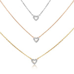 Diamond Heart Station Necklace Necklaces Estella Collection #product_description# 18211 14k Colorless Gemstone Diamond #tag4# #tag5# #tag6# #tag7# #tag8# #tag9# #tag10#