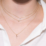 Diamond Heart Station Necklace Necklaces Estella Collection #product_description# 18211 14k Colorless Gemstone Diamond #tag4# #tag5# #tag6# #tag7# #tag8# #tag9# #tag10#