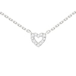 Diamond Heart Station Necklace Necklaces Estella Collection #product_description# 18211 14k Colorless Gemstone Diamond #tag4# #tag5# #tag6# #tag7# #tag8# #tag9# #tag10#