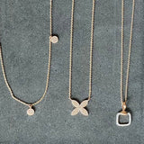 Diamond Pavé Square Cushion Pendant Necklace Necklaces Estella Collection #product_description# 17549 14k Diamond Gemstone #tag4# #tag5# #tag6# #tag7# #tag8# #tag9# #tag10#
