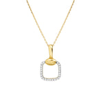Diamond Pavé Square Cushion Pendant Necklace Necklaces Estella Collection #product_description# 17549 14k Diamond Gemstone #tag4# #tag5# #tag6# #tag7# #tag8# #tag9# #tag10#