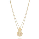 Double Wrap Disc & Medallion Necklace Necklaces Estella Collection #product_description# 17668 14k Layering Necklace Make Collection #tag4# #tag5# #tag6# #tag7# #tag8# #tag9# #tag10#
