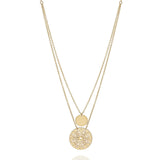 Double Wrap Disc & Medallion Necklace Necklaces Estella Collection #product_description# 17668 14k Layering Necklace Make Collection #tag4# #tag5# #tag6# #tag7# #tag8# #tag9# #tag10#