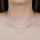 Five Row Diamond Pavé Bar Necklace Necklaces Estella Collection #product_description# 17725 14k Diamond Gemstone #tag4# #tag5# #tag6# #tag7# #tag8# #tag9# #tag10#