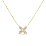 Four Petal Diamond Pavé Flower Necklace Necklaces Estella Collection #product_description# 17714 14k Diamond Flower Jewelry #tag4# #tag5# #tag6# #tag7# #tag8# #tag9# #tag10#