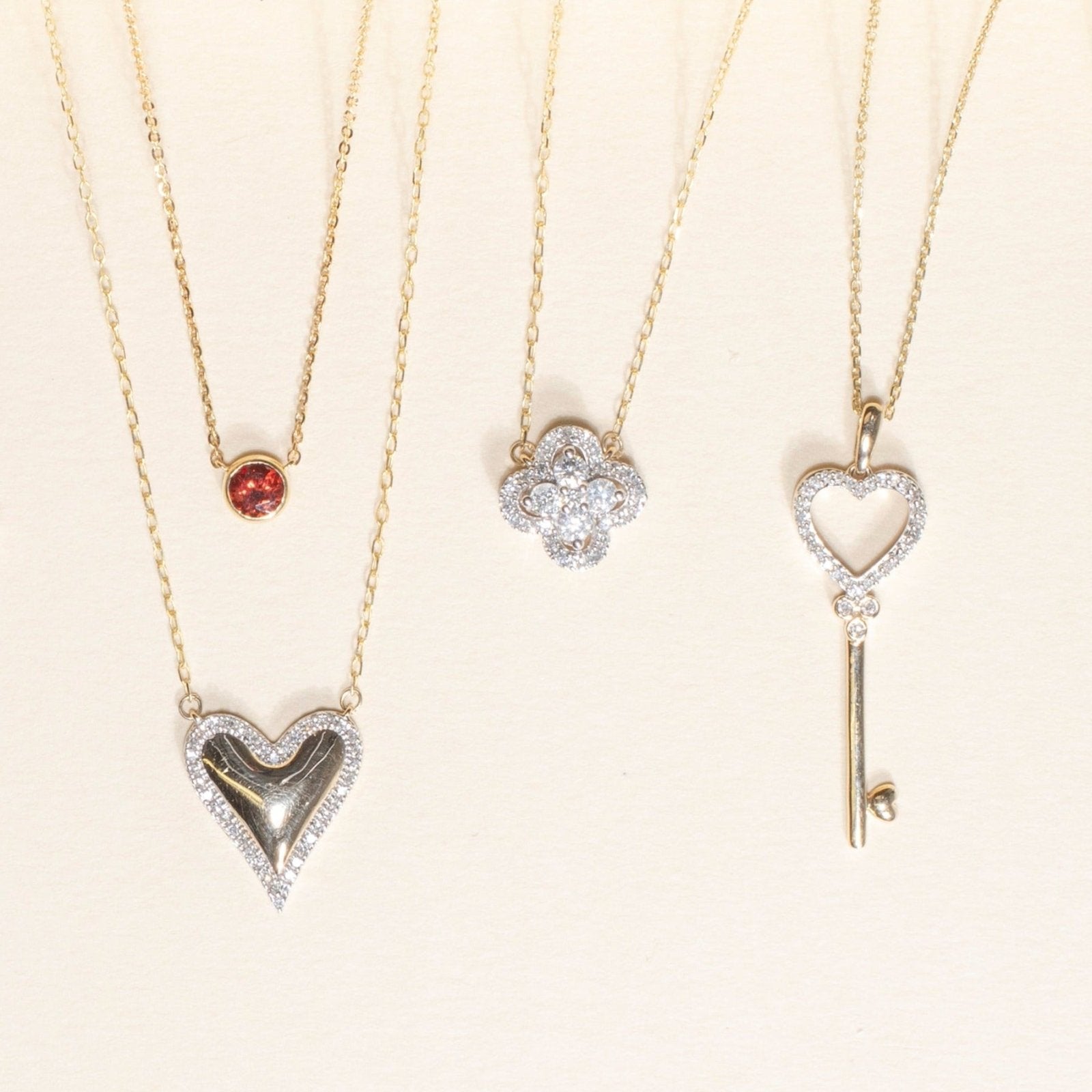 Heart and Key Diamond Pendant Necklaces Estella Collection #product_description# 32739 Diamond Made to Order Pendant Necklace #tag4# #tag5# #tag6# #tag7# #tag8# #tag9# #tag10#