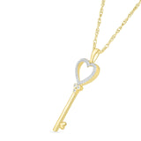 Heart and Key Diamond Pendant Necklaces Estella Collection #product_description# 32739 Diamond Made to Order Pendant Necklace #tag4# #tag5# #tag6# #tag7# #tag8# #tag9# #tag10#