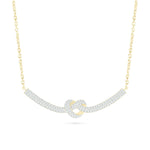Heart Knot Diamond Bar Necklace Necklaces Estella Collection #product_description# 32702 Diamond Layering Necklace Made to Order #tag4# #tag5# #tag6# #tag7# #tag8# #tag9# #tag10#