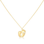 Sapphire Baby Feet Necklace Necklaces Estella Collection #product_description# 17780 14k Colorless Gemstone Make Collection #tag4# #tag5# #tag6# #tag7# #tag8# #tag9# #tag10#