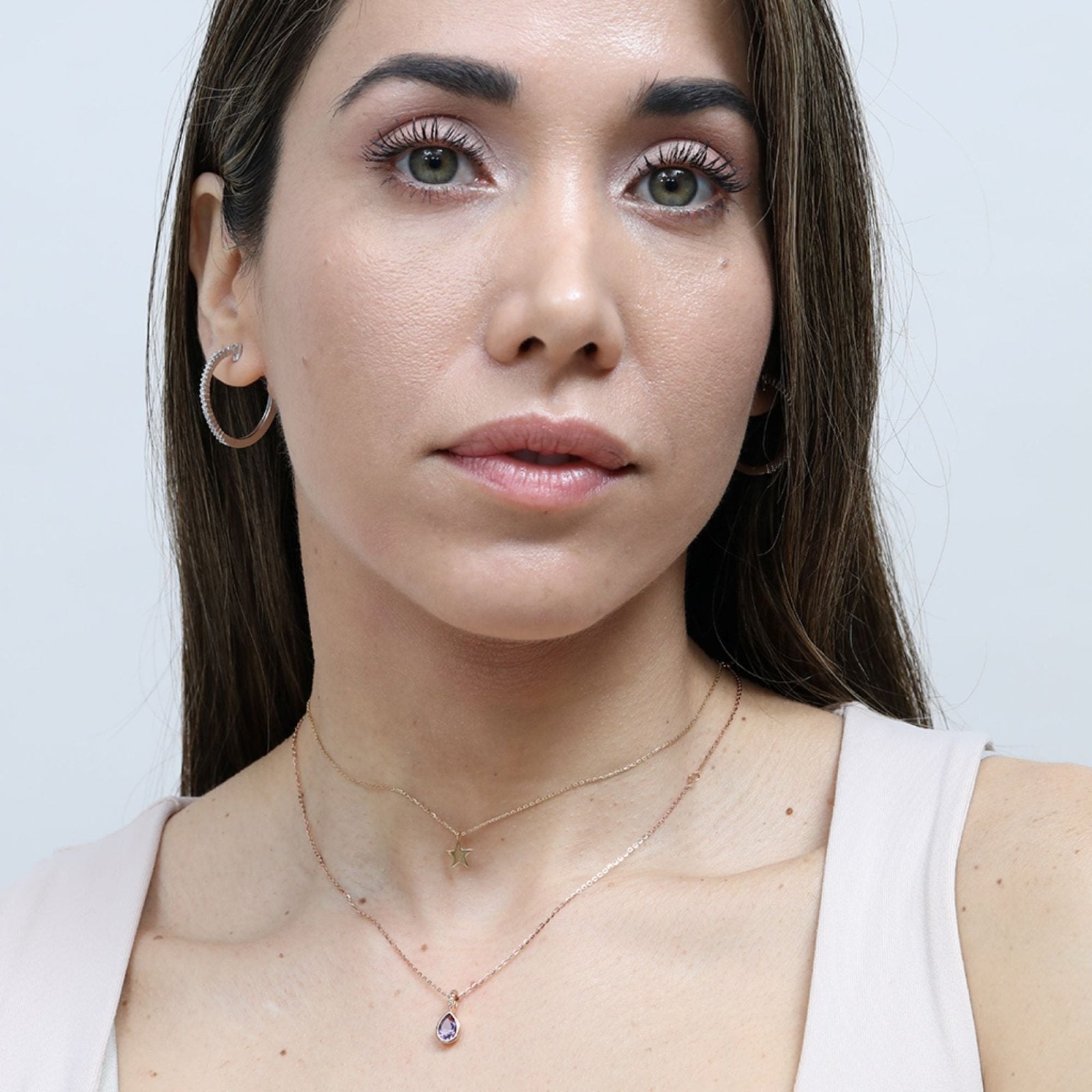 Amethyst Teardrop Pendant Necklace Necklaces Estella Collection #product_description# 14k Amethyst Birthstone #tag4# #tag5# #tag6# #tag7# #tag8# #tag9# #tag10#