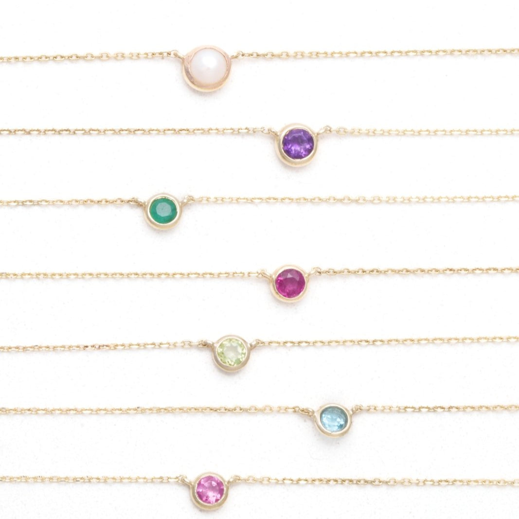 Aquamarine Station Necklace Station Necklace Bezel Set in 14k Gold Necklaces Estella Collection #product_description# 18404 14k Aquamarine Birthstone #tag4# #tag5# #tag6# #tag7# #tag8# #tag9# #tag10# 3MM